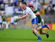 22 July 2018; Karl O’Connell of Monaghan in action against Micheál Burns of Kerry during the GAA Football All-Ireland Senior Championship Quarter-Final Group 1 Phase 2 match between Monaghan and Kerry at St Tiernach's Park in Clones, Monaghan. Photo by Brendan Moran/Sportsfile