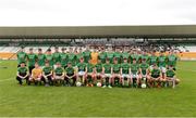 21 July 2018; The Meath squad before the Electric Ireland Leinster GAA Football Minor Championship Final match between Meath and Kildare at Bord na Móna O’Connor Park in Tullamore, Co. Offaly. Photo by Piaras Ó Mídheach/Sportsfile