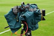 22 July 2018; A television camera at the GAA Football All-Ireland Senior Championship Quarter-Final Group 1 Phase 2 match between Kildare and Galway at St Conleth's Park in Newbridge, Co Kildare. Photo by Piaras Ó Mídheach/Sportsfile
