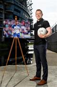 25 July 2018; In attendance at the launch of the EirGrid Moments in Time competition is Colin Walshe of Monaghan with his chosen GAA Moment in Time. EirGrid, now in its third year as the official timing partner to the GAA, works closely with communities around Ireland every day and the organisation wants to ensure that these communities have a chance to benefit because of their partnership with the GAA. EirGird is calling on all GAA supporters throughout the country to submit their favourite image of a GAA Moment in Time be it on the pitch as a player, as a volunteer in a club or as a supporter on the side line to be in with a chance to win a digital clock and scoreboard for their club. For information on how to enter please see www.eirgridgroup.com. Photo by Sam Barnes/Sportsfile