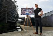 25 July 2018; In attendance at the launch of the EirGrid Moments in Time competition is Colin Walshe of Monaghan with his chosen GAA Moment in Time. EirGrid, now in its third year as the official timing partner to the GAA, works closely with communities around Ireland every day and the organisation wants to ensure that these communities have a chance to benefit because of their partnership with the GAA. EirGird is calling on all GAA supporters throughout the country to submit their favourite image of a GAA Moment in Time be it on the pitch as a player, as a volunteer in a club or as a supporter on the side line to be in with a chance to win a digital clock and scoreboard for their club. For information on how to enter please see www.eirgridgroup.com. Photo by Sam Barnes/Sportsfile
