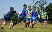 25 July 2018; Participants during the Bank of Ireland Leinster Rugby Summer Camp at Clondalkin RFC in Dublin. Photo by David Fitzgerald/Sportsfile