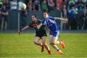 25 July 2018; Della Doherty of Laois in action against Aine Moffatt of Mayo during the All-Ireland Ladies Football U16 B Championship Final between Laois and Mayo at Duggan Park in Ballinasloe, Co. Galway. Photo by Diarmuid Greene/Sportsfile