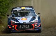 26 July 2018; Andreas Mikkelsen of Norway and Anders Jaeger-Synnevaag of Norway in their Hyundai i20 Coupe WRC in action during a Shakedown prior to Round 8 of the FIA World Rally Championship in Jyväskylä, Finland. Photo by Philip Fitzpatrick/Sportsfile