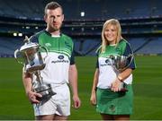 26 July 2018; Tadhg Haran of Galway and Susan Earner of Galway in attendance at the 2018 M Donnelly Poc Fada All Ireland Final Launch & Draw in Croke Park, Dublin. Photo by David Fitzgerald/Sportsfile
