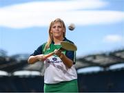 26 July 2018; Susan Earner of Galway in attendance at the 2018 M Donnelly Poc Fada All Ireland Final Launch & Draw in Croke Park, Dublin. Photo by David Fitzgerald/Sportsfile