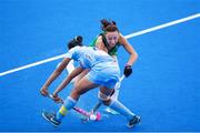 26 July 2018; Yvonne O’Byrne of Ireland in action during the Women's Hockey World Cup Finals Group B match between Ireland and India at Lee Valley Hockey Centre in QE Olympic Park, London, England. Photo by Craig Mercer/Sportsfile