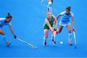 26 July 2018; Lizzie Colvin of Ireland in action during the Women's Hockey World Cup Finals Group B match between Ireland and India at Lee Valley Hockey Centre in QE Olympic Park, London, England. Photo by Craig Mercer/Sportsfile
