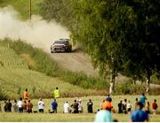 28 July 2018; Craig Breen of Ireland and Scott Martin of Great Britain in their Citroën C3 WRC in action during Stage 14, Kakaristo, during Round 8 of the FIA World Rally Championship in Jyväskylä, Finland. Photo by Philip Fitzpatrick/Sportsfile