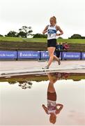 28 July 2018; Kate Veale of West Waterford A.C. Co. Waterford, on her way to winning the Senior Women 5km Walk event during the Irish Life Health National Senior T&F Championships Day 1 at Morton Stadium in Santry, Dublin. Photo by Sam Barnes/Sportsfile