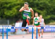 28 July 2018; Thomas Barr of Ferrybank A.C., Co. Waterford, competing in the Senior Men 400mH event during the Irish Life Health National Senior T&F Championships Day 1 at Morton Stadium in Santry, Dublin. Photo by Sam Barnes/Sportsfile