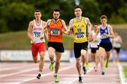 28 July 2018; Mark English of U.C.D. A.C., Co. Dublin, competing in the Senior Men 800m event during the Irish Life Health National Senior T&F Championships Day 1 at Morton Stadium in Santry, Dublin. Photo by Sam Barnes/Sportsfile
