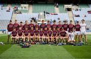 28 July 2018; The Galway squad prior to the Electric Ireland GAA Hurling All-Ireland Minor Championship Semi-Final match between Dublin and Galway at Croke Park in Dublin. Photo by Ray McManus/Sportsfile