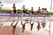 28 July 2018; A general view of athletes competing in the Senior Men 10000m event during the Irish Life Health National Senior T&F Championships Day 1 at Morton Stadium in Santry, Dublin. Photo by Sam Barnes/Sportsfile