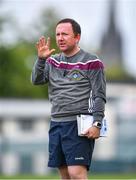 28 July 2018; Westmeath manager Stephen Maxwell during the TG4 All-Ireland Ladies Football Senior Championship qualifier Group 3 Round 3 match between Westmeath and Galway at Duggan Park in Ballinasloe, Galway. Photo by Harry Murphy/Sportsfile