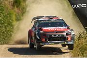 28 July 2018; Mads Östberg of Norway and Torstein Eriksen of Norway in their Citroen C3 WRC in action during Stage 14, Kakaristo, during Round 8 of the FIA World Rally Championship in Jyväskylä, Finland. Photo by Philip Fitzpatrick/Sportsfile