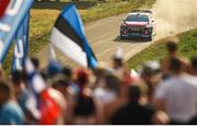 28 July 2018; Craig Breen of Ireland and Scott Martin of Great Britain in their Citroën C3 WRC in action during Stage 17, Kakaristo, during Round 8 of the FIA World Rally Championship in Jyväskylä, Finland. Photo by Philip Fitzpatrick/Sportsfile