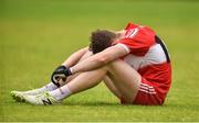 28 July 2018; A dejected Enda Downey of Derry after the Electric Ireland GAA Football All-Ireland Minor Championship Quarter-Final match between Meath and Derry at the Athletic Grounds in Armagh. Photo by Oliver McVeigh/Sportsfile