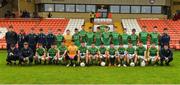 28 July 2018; The Meath squad the Electric Ireland GAA Football All-Ireland Minor Championship Quarter-Final match between Meath and Derry at the Athletic Grounds in Armagh. Photo by Oliver McVeigh/Sportsfile