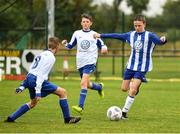 28 July 2018; Action from Newbridge Town against Navan Cosmos, during Ireland's premier underaged soccer tournament, the Volkswagen Junior Masters. The competition sees U13 teams from around Ireland compete for the title and a €2,500 prize for their club, over the days of July 28th and 29th, at AUL Complex in Dublin. Photo by Seb Daly/Sportsfile