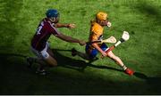 28 July 2018; Colm Galvin of Clare in action against Conor Cooney of Galway during the GAA Hurling All-Ireland Senior Championship semi-final match between Galway and Clare at Croke Park in Dublin. Photo by Ramsey Cardy/Sportsfile
