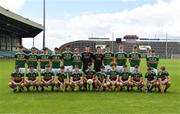 28 July 2018; The Kerry squad prior to the Electric Ireland GAA Football All-Ireland Minor Championship Quarter-Final match between Kerry and Roscommon at the Gaelic Grounds in Limerick. Photo by Diarmuid Greene/Sportsfile