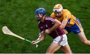 28 July 2018; Johnny Coen of Galway in action against Conor McGrath of Clare during the GAA Hurling All-Ireland Senior Championship semi-final match between Galway and Clare at Croke Park in Dublin. Photo by Ramsey Cardy/Sportsfile