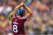 28 July 2018; Johnny Coen of Galway reacts after missing a late point attempt during the GAA Hurling All-Ireland Senior Championship semi-final match between Galway and Clare at Croke Park in Dublin. Photo by David Fitzgerald/Sportsfile