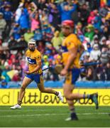 28 July 2018; Aron Shanagher of Clare celebrates after scoring his side's first goal of the game during the GAA Hurling All-Ireland Senior Championship semi-final match between Galway and Clare at Croke Park in Dublin. Photo by David Fitzgerald/Sportsfile