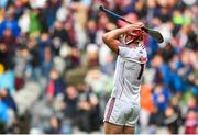 28 July 2018; Galway goalkeeper James Skehill reacts to a missed opportunity during the GAA Hurling All-Ireland Senior Championship semi-final match between Galway and Clare at Croke Park in Dublin. Photo by David Fitzgerald/Sportsfile