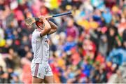 28 July 2018; Galway goalkeeper James Skehill reacts to a missed opportunity during the GAA Hurling All-Ireland Senior Championship semi-final match between Galway and Clare at Croke Park in Dublin. Photo by David Fitzgerald/Sportsfile