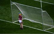 28 July 2018; Catriona Ní Fheinneadha of Scoil Mobhi, Glasnevin, Dublin, representing Galway, during the INTO Cumann na mBunscol GAA Respect Exhibition Go Games at the GAA Hurling All-Ireland Senior Championship semi-final match between Galway and Clare at Croke Park in Dublin. Photo by Ramsey Cardy/Sportsfile