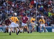 28 July 2018; Brian Moore, St Canices Co-Ed National School, Kilkenny, representing Clare, during the INTO Cumann na mBunscol GAA Respect Exhibition Go Games at the GAA Hurling All-Ireland Senior Championship semi-final match between Galway and Clare at Croke Park in Dublin. Photo by Ray McManus/Sportsfile
