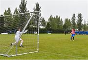 29 July 2018; Action during a penalty shoot-out between Knocknacarra and Tullamore Town, during Ireland's premier underaged soccer tournament, the Volkswagen Junior Masters. The competition sees U13 teams from around Ireland compete for the title and a €2,500 prize for their club, over the days of July 28th and 29th, at AUL Complex in Dublin. Photo by Seb Daly/Sportsfile