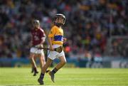 28 July 2018; Paul O'Neill, Ballybrown National School, Limerick, representing Clare, during the INTO Cumann na mBunscol GAA Respect Exhibition Go Games at the GAA Hurling All-Ireland Senior Championship semi-final match between Galway and Clare at Croke Park in Dublin. Photo by Ray McManus/Sportsfile