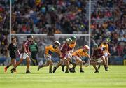 28 July 2018; Action during the INTO Cumann na mBunscol GAA Respect Exhibition Go Games at the GAA Hurling All-Ireland Senior Championship semi-final match between Galway and Clare at Croke Park in Dublin. Photo by Ray McManus/Sportsfile