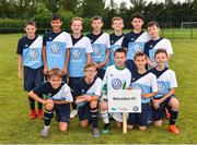 29 July 2018; The Belvedere squad during Ireland's premier underaged soccer tournament, the Volkswagen Junior Masters. The competition sees U13 teams from around Ireland compete for the title and a €2,500 prize for their club, over the days of July 28th and 29th, at AUL Complex in Dublin. Photo by Seb Daly/Sportsfile