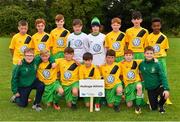 29 July 2018; The Mullingar Athletic squad during Ireland's premier underaged soccer tournament, the Volkswagen Junior Masters. The competition sees U13 teams from around Ireland compete for the title and a €2,500 prize for their club, over the days of July 28th and 29th, at AUL Complex in Dublin. Photo by Seb Daly/Sportsfile