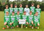 29 July 2018; The Evergreen squad during Ireland's premier underaged soccer tournament, the Volkswagen Junior Masters. The competition sees U13 teams from around Ireland compete for the title and a €2,500 prize for their club, over the days of July 28th and 29th, at AUL Complex in Dublin. Photo by Seb Daly/Sportsfile