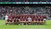 28 July 2018; The Galway team prior to the GAA Hurling All-Ireland Senior Championship semi-final match between Galway and Clare at Croke Park in Dublin. Photo by David Fitzgerald/Sportsfile