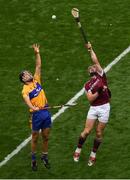 28 July 2018; Jack Browne of Clare in action against Conor Whelan of Galway during the GAA Hurling All-Ireland Senior Championship semi-final match between Galway and Clare at Croke Park in Dublin. Photo by Ramsey Cardy/Sportsfile