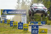 29 July 2018; Jari-Matti Latvala of Finland and Miikka Anttila of Finland in their TOYOTA GAZOO Racing in action during Stage 21, Ruuhimaki, during Round 8 of the FIA World Rally Championship in Jyväskylä, Finland. Photo by Philip Fitzpatrick/Sportsfile