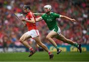 29 July 2018; Darragh Fitzgibbon of Cork in action against Kyle Hayes of Limerick during the GAA Hurling All-Ireland Senior Championship semi-final match between Cork and Limerick at Croke Park in Dublin. Photo by Stephen McCarthy/Sportsfile