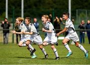 29 July 2018; Crumlin United players celebrate following their side's victory during a penalty shoot-out in the final against St Kevin's during Ireland's premier underaged soccer tournament, the Volkswagen Junior Masters. The competition sees U13 teams from around Ireland compete for the title and a €2,500 prize for their club, over the days of July 28th and 29th, at AUL Complex in Dublin. Photo by Seb Daly/Sportsfile