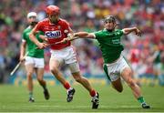 29 July 2018; Bill Cooper of Cork in action against Darragh O’Donovan of Limerick during the GAA Hurling All-Ireland Senior Championship semi-final match between Cork and Limerick at Croke Park in Dublin. Photo by Stephen McCarthy/Sportsfile