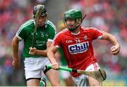 29 July 2018; Seamus Harnedy of Cork in action against Diarmaid Byrnes of Limerick during the GAA Hurling All-Ireland Senior Championship semi-final match between Cork and Limerick at Croke Park in Dublin. Photo by Stephen McCarthy/Sportsfile