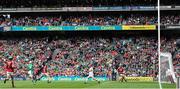 29 July 2018; Cian Lynch of Limerick shoots to score his side's first goal past Cork goalkeeper Anthony Nash during the GAA Hurling All-Ireland Senior Championship semi-final match between Cork and Limerick at Croke Park in Dublin. Photo by Ramsey Cardy/Sportsfile