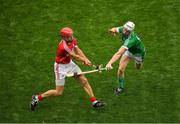 29 July 2018; Bill Cooper of Cork is tackled by Cian Lynch of Limerick during the GAA Hurling All-Ireland Senior Championship semi-final match between Cork and Limerick at Croke Park in Dublin. Photo by Brendan Moran/Sportsfile