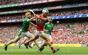 29 July 2018; Shane Kingston of Cork is tackled by Richie English of Limerick during the GAA Hurling All-Ireland Senior Championship semi-final match between Cork and Limerick at Croke Park in Dublin. Photo by Ramsey Cardy/Sportsfile