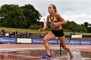 29 July 2018; Michelle Finn of Leevale A.C., Co. Cork, on her way to winning the Senior Women 3000m S/C event during the Irish Life Health National Senior T&F Championships Day 2 at Morton Stadium in Santry, Dublin. Photo by Sam Barnes/Sportsfile